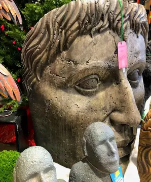 Statues, Fountains and Pottery